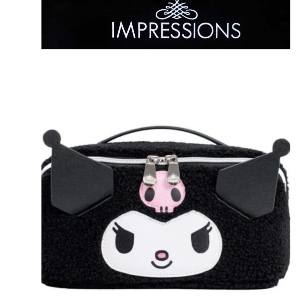 Impressions X‎ Kuromi Vanity Unfold Travel Cosmetic Bag